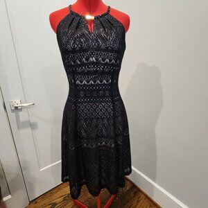 Sexy halter style lace dress